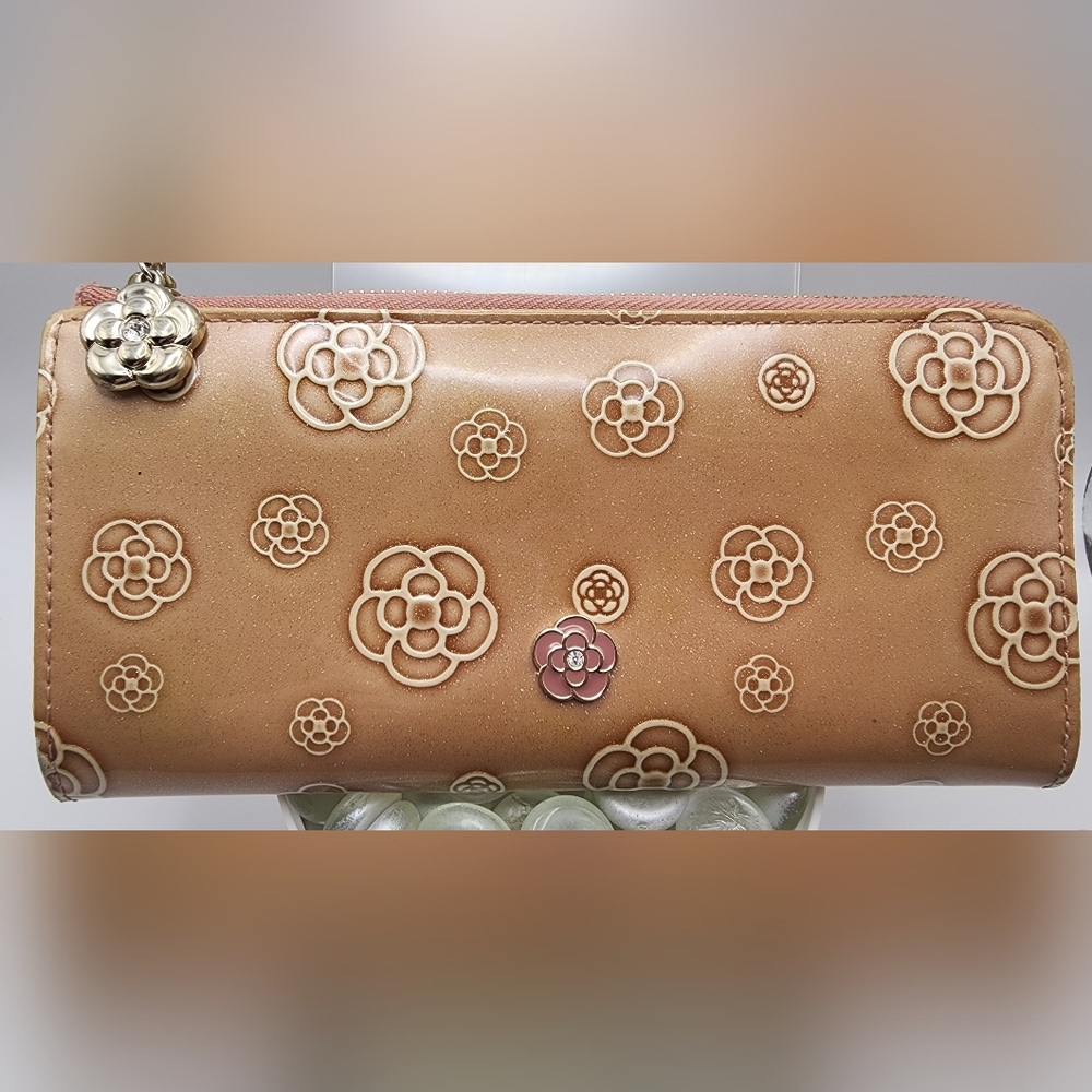 Clathas Pink/peach Long‎ Wallet